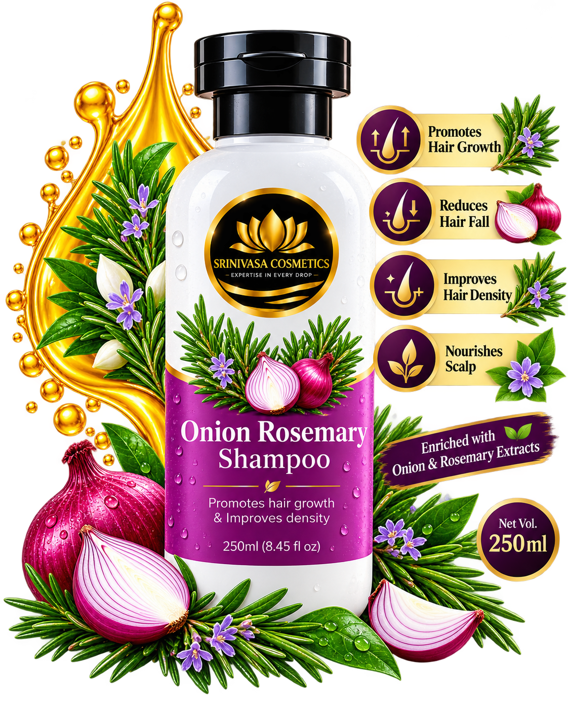 Onion Rosemary Shampoo Onion Rosemary Shampoo