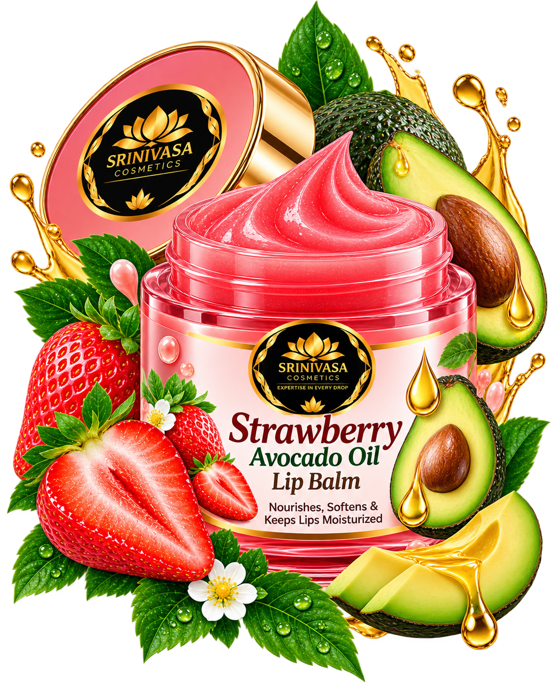 Strawberry Avocado Lip Balm Strawberry Avocado Lip Balm